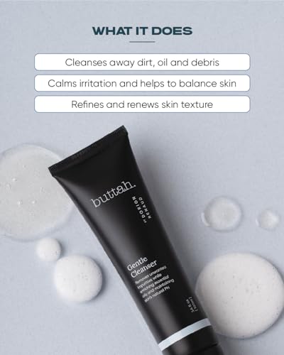 Buttah Skin Facial Gel Cleanser 3.4oz - Gentle & Clarifying Face - Product Imagery