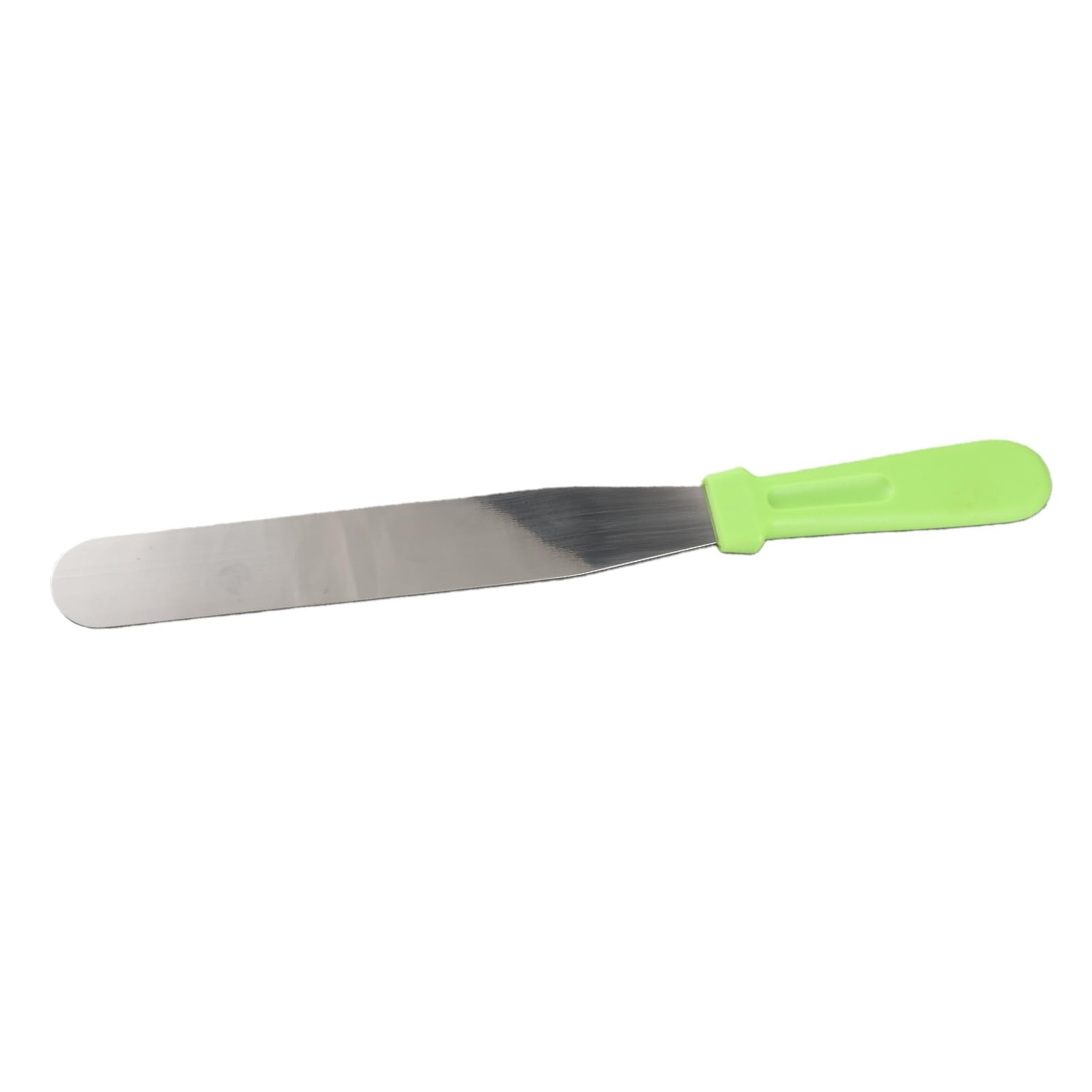 Semme stainless steel 8-inch straight hair removal spatula for waxing, masks, or baking with a durable, multi-functional design.