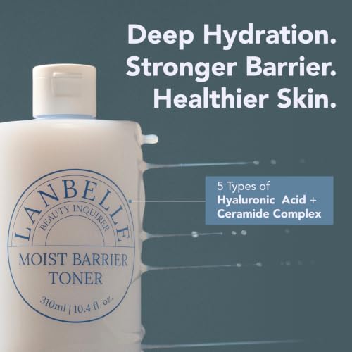 LANBELLE Moist Barrier Toner with Hyaluronic Acid & Ceramide, - Product Imagery