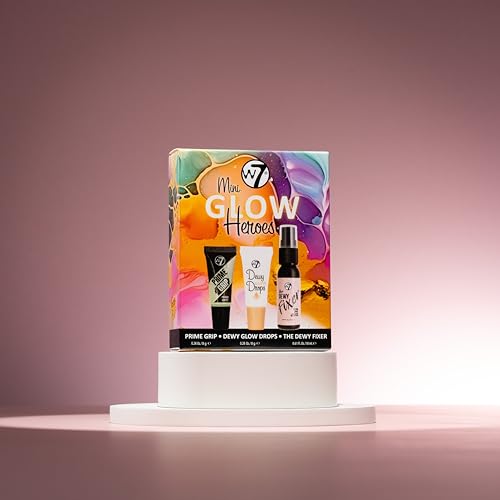 W7 Mini Glow Heroes Set - Travel Size Makeup Minis - Product Imagery