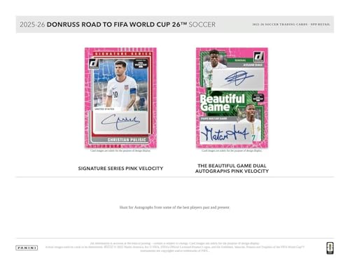 2025-26 Panini Donruss Road to FIFA World Cup Soccer Retail - Product Imagery