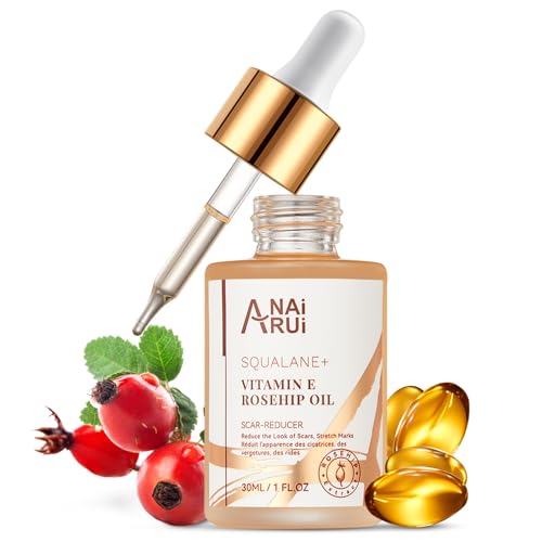 ANAI RUI Squalane + Vitamin E Rosehip Oil Moisturizer for Face,Hair,Skin& Nail - ANAI RUI Official Product View 1