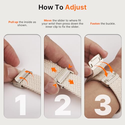 Fullmosa 20mm Magnetic Quick Release Nylon Watch Bands for - Product Imagery