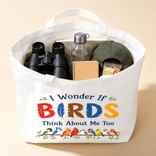 Funny Bird Lover Gifts for Women Men - Bird Watching Gifts Tote - Product Imagery