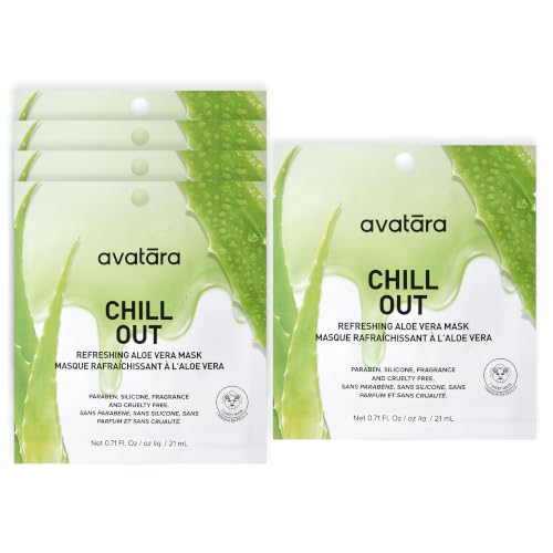 Avatara Chill Out Facial Mask 5 Sheets, Hydrating Mask, Sheet - Product Imagery