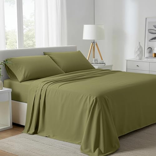 Carressa Linen 100% Egyptian Cotton King Size Sheets Set - 800 - Product Imagery