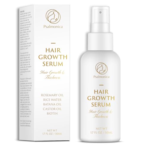 Psalmonica Hair Growth Serum - Rosemary Batana Castor Oil Rice Water - Psalmonica Official Product View 1