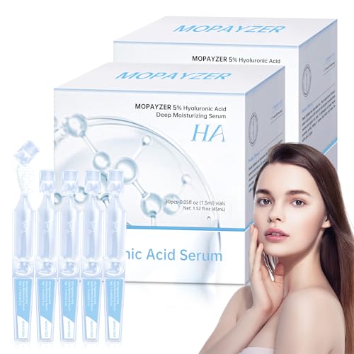 60 Pcs 5 Hyaluronic Acid Serum Ultra Hydrating Vials - mopayzer Official Imagery - 1
