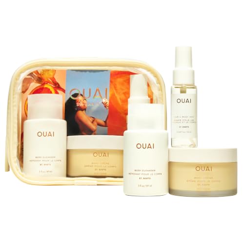 Wanna Get A OUAI Self Care Kit Body Cleanser Body Cr me Hair - OUAI Official Imagery - 1