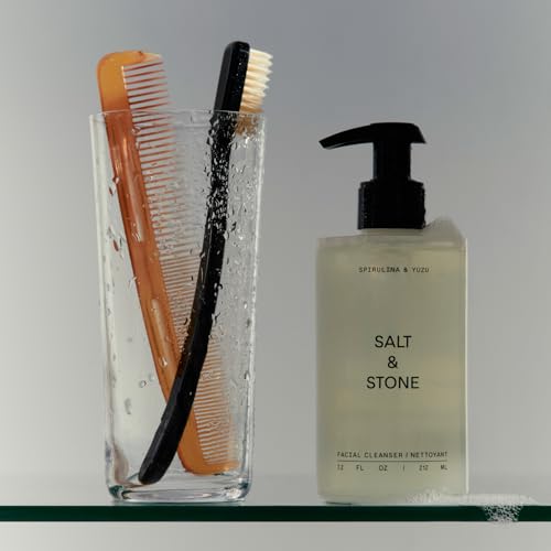 Salt & Stone Facial Cleanser, Gentle Face Wash for Women & Men - Product Imagery