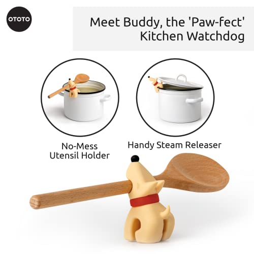 Funny Spoon Holder by OTOTO - Spoon Rest for Stove Top - Cooking - Product Imagery