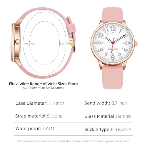 TWOPTION Waterproof Nurse Watch for Medical - Product Imagery