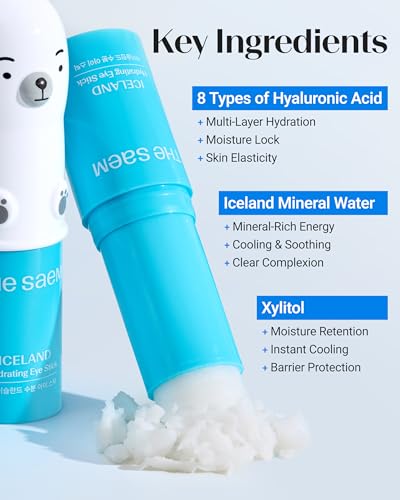 THESAEM Iceland Hydrating Eye Stick - Cooling Balm - Dark - Product Imagery