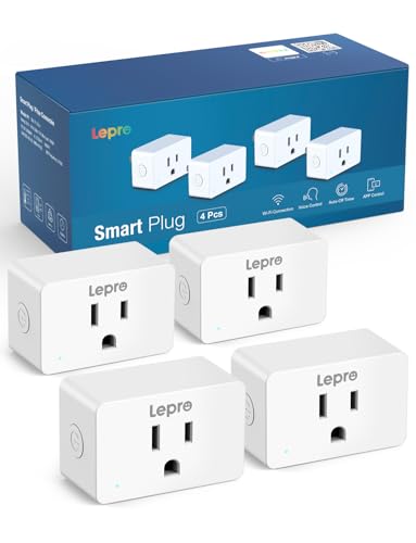 Lepro P1 Smart Plug Mini 15A Smart WiFi Bluetooth Outlets - Lepro Official Imagery - 1