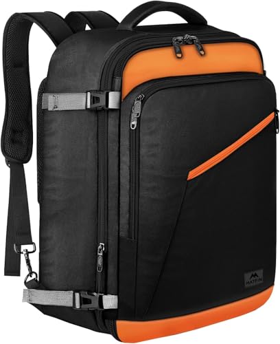MATEIN Carry on Backpack for Airplane, Expandable Travel Bag for - Product Imagery