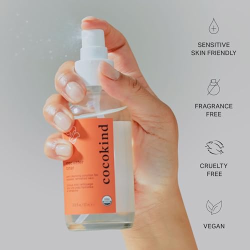 Cocokind Rosewater Facial Toner, 4 Fl Oz - Product Imagery