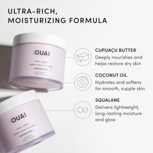 OUAI Body Cream - Hydrating Whipped Body Cream - Melrose Place - Product Imagery