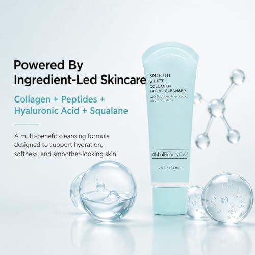Global Beauty Care Smooth & Lift Collagen Facial Cleanser - - Product Imagery