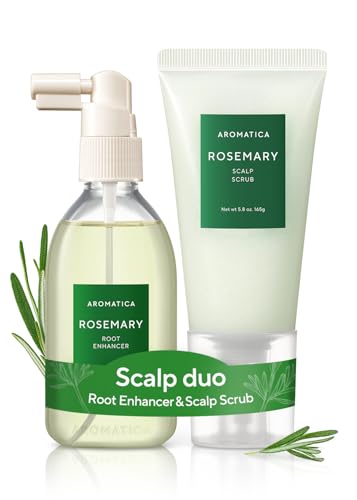 AROMATICA Rosemary Root Enhancer And Scalp Scrub Korean Hair - AROMATICA Official Imagery - 1