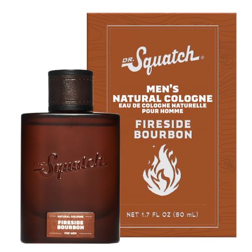 Dr Squatch Natural Cologne for Men Fireside Bourbon Men s - Dr. Squatch Official Imagery - 1