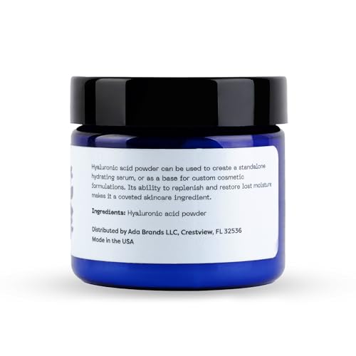 Pure Hyaluronic Acid Powder – 100% Natural, Vegan, U.S.-Made, - Product Imagery