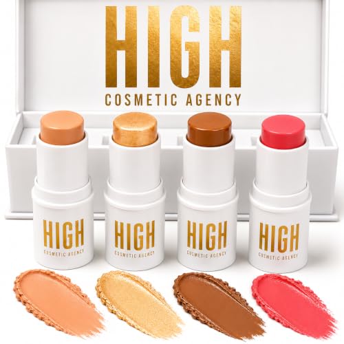 TO GO Face Sculpting Cream Stick Set 4 Piece Concealer - HIGH COSMETIC AGENCY Official Imagery - 1