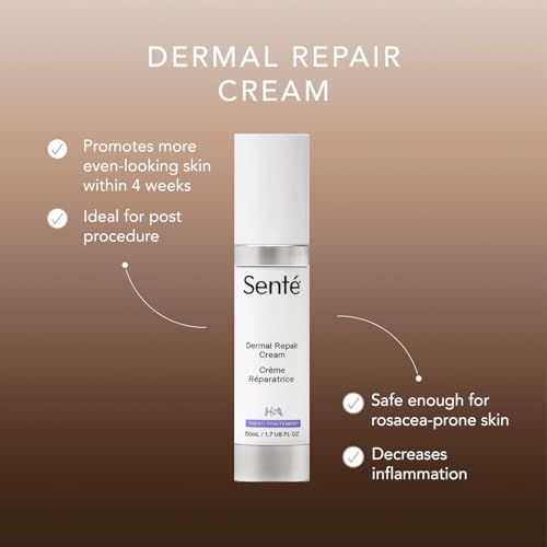 Senté Dermal Repair Facial Cream | Nourishing for Rosacea, - Product Imagery