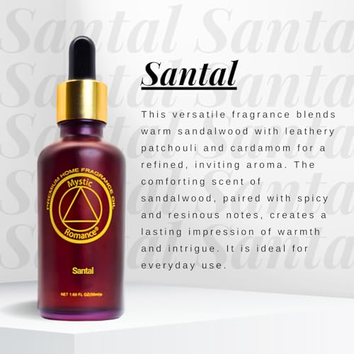 Mystic Romance Santal Premium Home Fragrance Oil - for Aroma Oil - Product Imagery