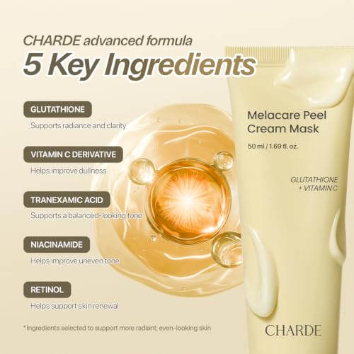 CHARDE Peel Off Cream Mask for Dark Spots, Brighter, Even Skin - Product Imagery
