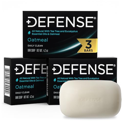 Defense Soap All Natural Oatmeal Bar Soap 3 Pack 4 2 oz - Defense Soap Official Imagery - 1