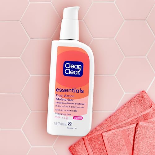 Clean & Clear Essentials Dual Action Facial Moisturizer, 4 fl - Product Imagery
