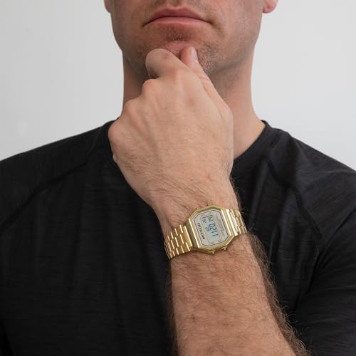 Miykon Unisex Vintage Digital Watch, Adjustable Bracelet, Water - Product Imagery