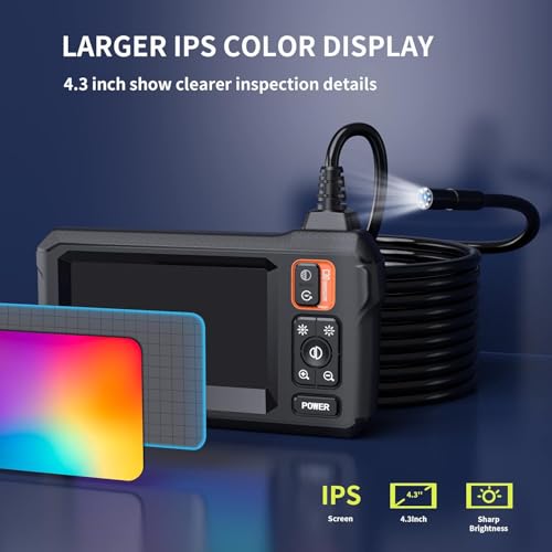 Daxiongmao Endoscope Camera with Light, 1080P HD Borescope - Product Imagery