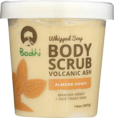 BODHI HANDMADE SOAP Almond Honey Volcanic Ash Whipped Soap Body Scrub - BODHI Official Product View 1