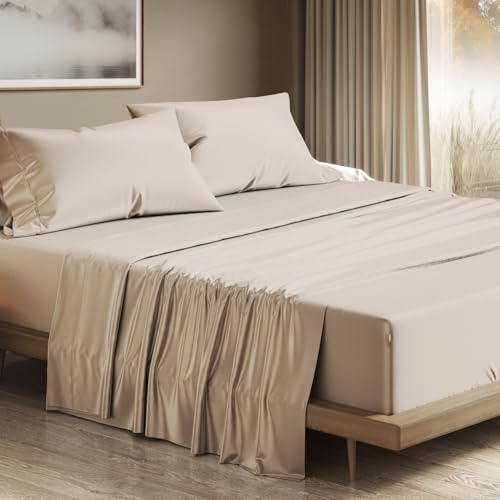 THREAD SPREAD 100% Egyptian Cotton Queen Sheets Set - 1200 - Product Imagery