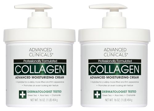 Advanced Clinicals Collagen Cream Body Lotion Face - Advanced Clinicals Official Imagery - 1