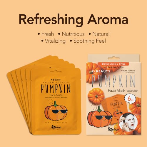 Face Masks 6 Pack Scented Facemask Sheets Skin Care Mask Single - Product Imagery