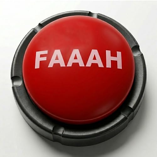 Viral FAAAH Meme Sound Button – Funny Desk Buzzer, Joke & Party - Product Imagery