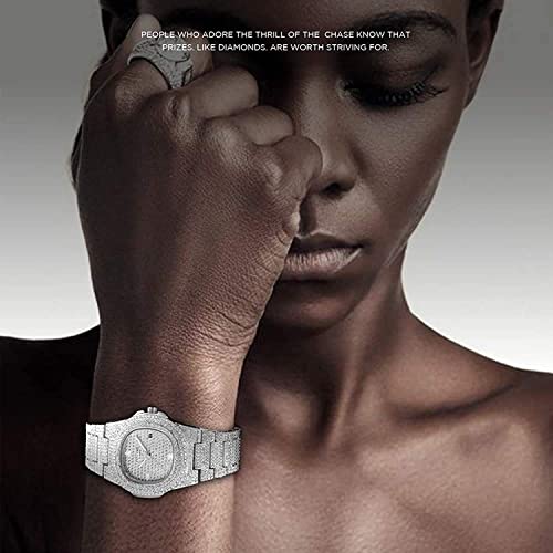 Gosasa Luxury Unisex Watches Crystal Diamond Stainless Steel - Product Imagery