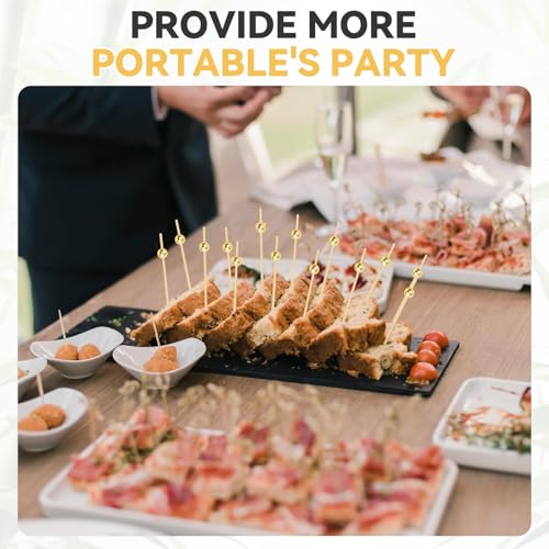 200PCS Cocktail Picks, Fancy Toothpicks for Appetizers, - Product Imagery
