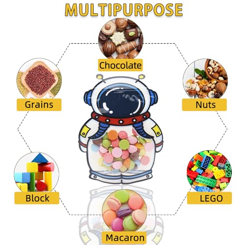 20 Pack Goodie Bags Cartoon Astronaut Candy Treat Bags Small - Product Imagery