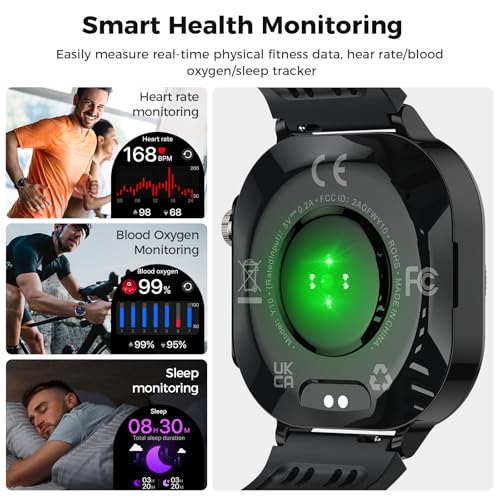 Smart Watch, 2026 AMOLED 1.43" Fitness Smartwatch for Men Women, - Product Imagery