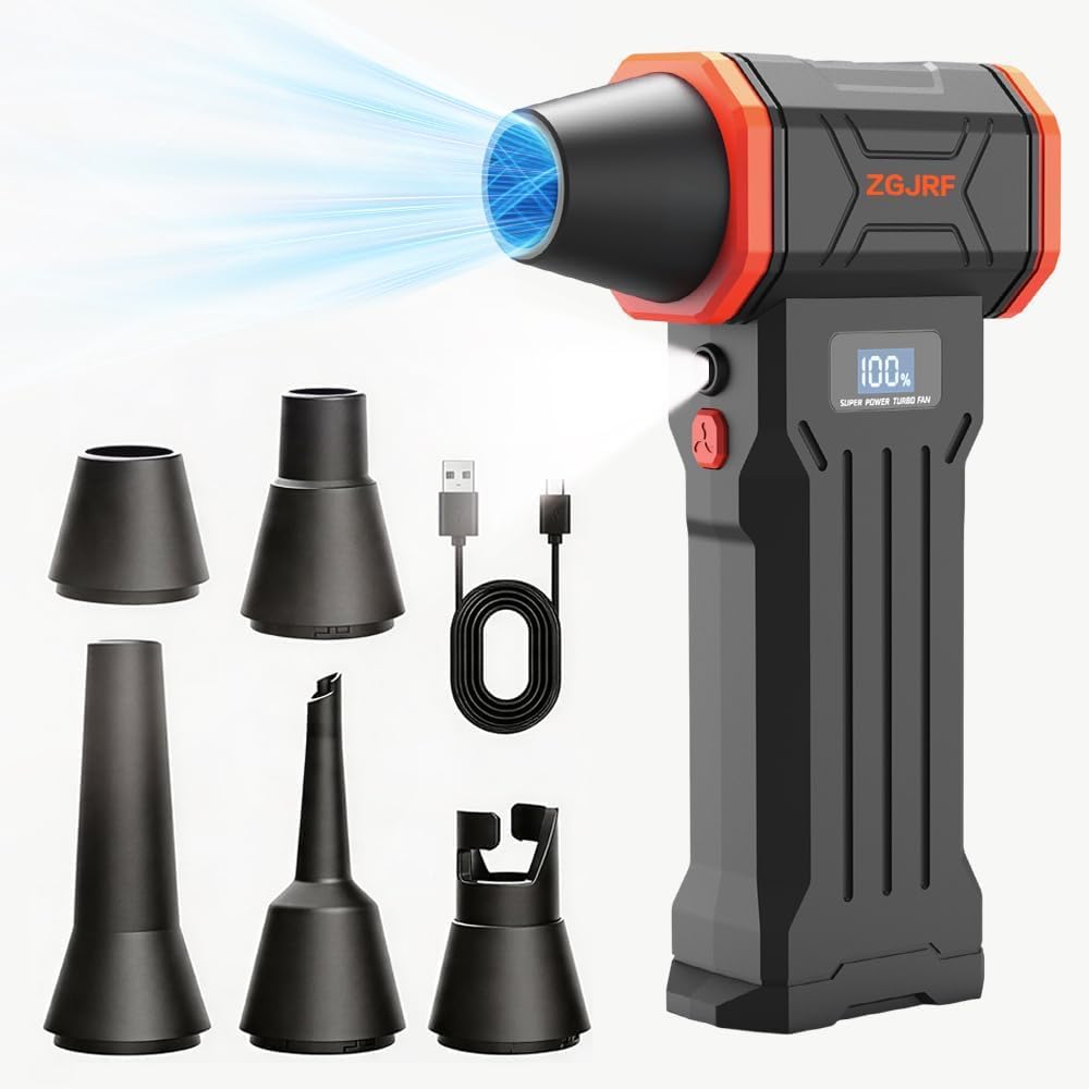 Compressed Air Duster 120000RPM Super Powered Electric Air - ZGJRF Official Imagery - 1