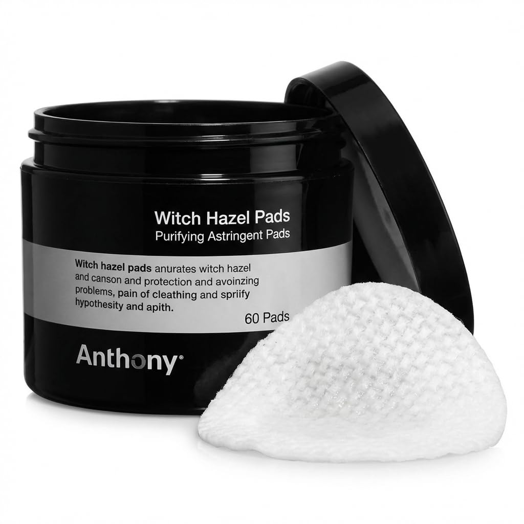 Anthony Witch Hazel Pads Pore Cleaner, 60 Count - Anthony Official Product View 1