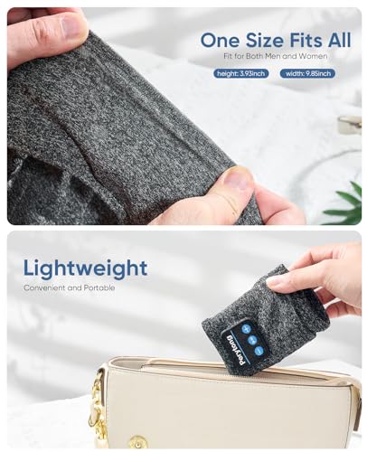 Perytong Sleep Headphones Wireless, Bluetooth Sports Headband - Product Imagery