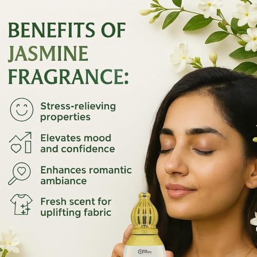 Jasmine Perfume Spray 12Ml Attar And Jaasmine (Chemeli) 8Ml - Product Imagery