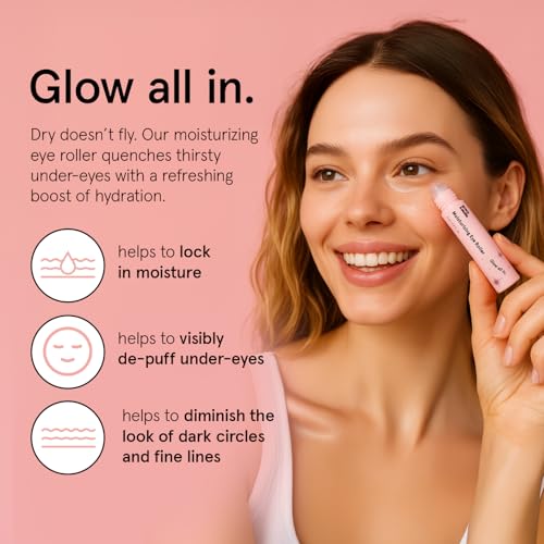 grace & stella Under Eye Brightener with Rose Quartz Rollerball - Product Imagery