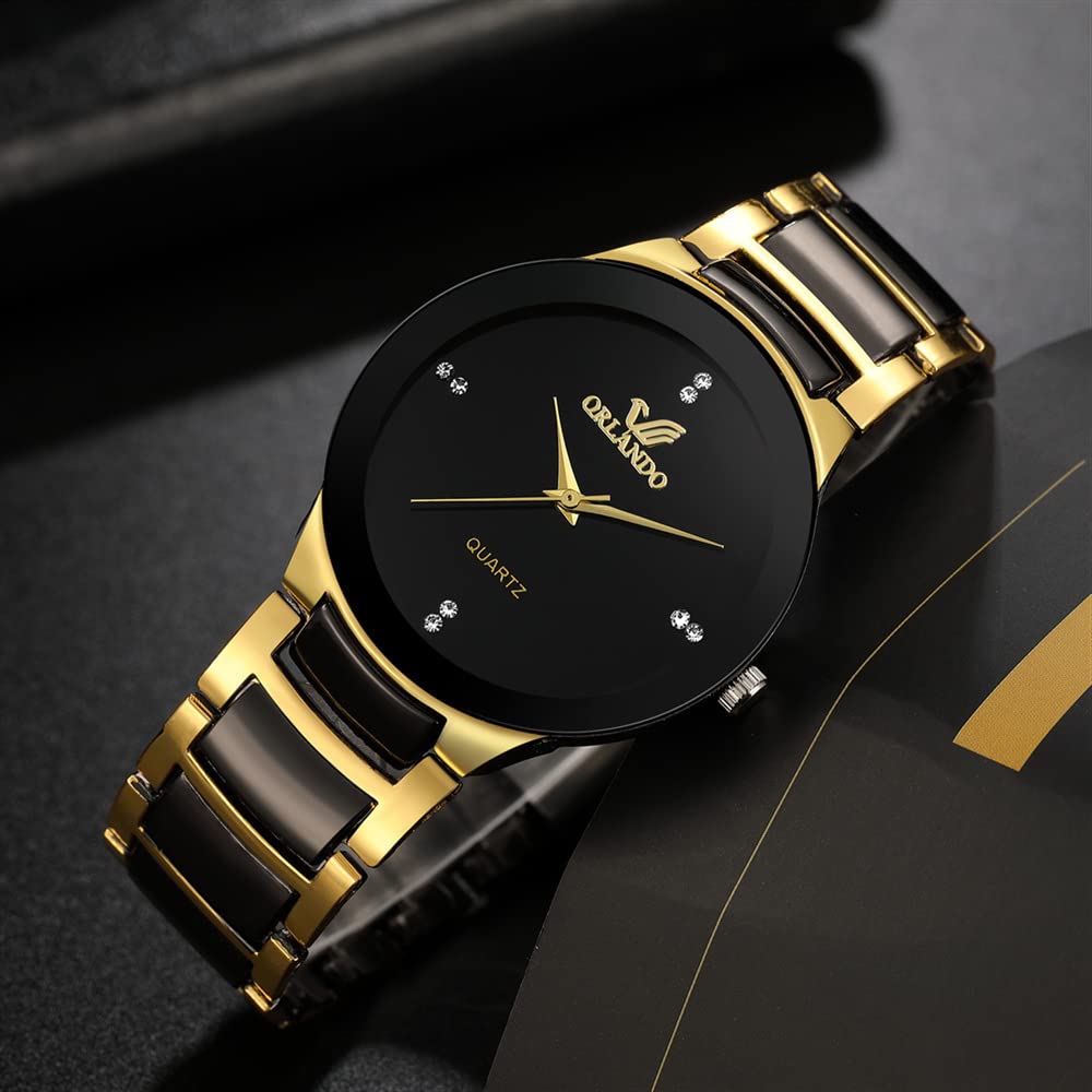 ADSBIAOYE Men and Women Wrist Watches Ultra Thin Minimalist - ADSBIAOYE Official Imagery - 3