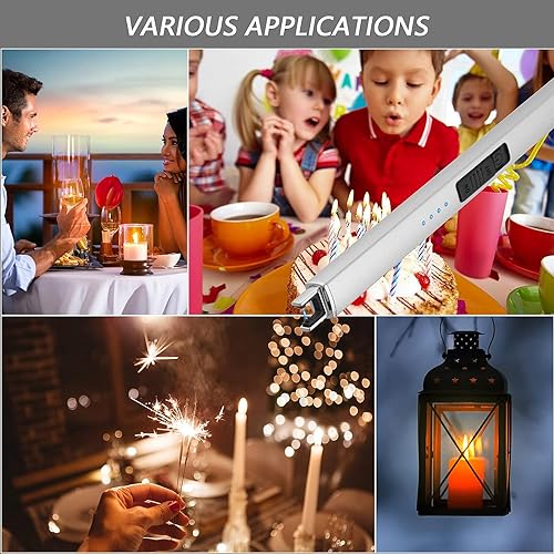 2 Pack Electric Candle Lighter, Christmas Stocking Stuffers - Product Imagery