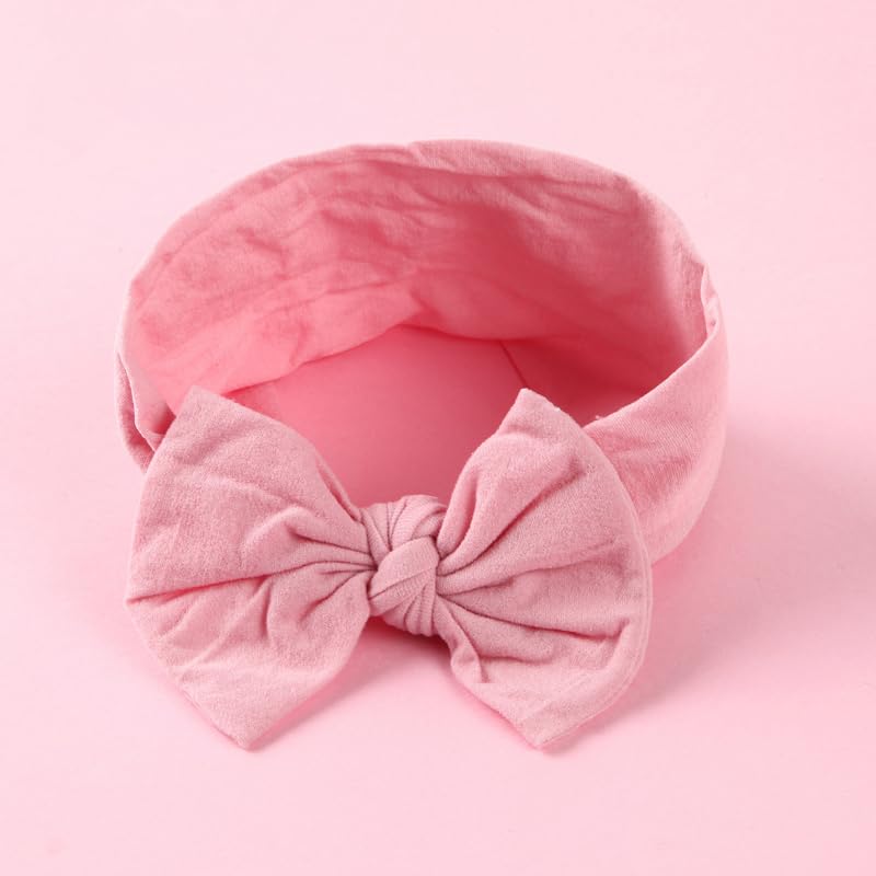 20-Pack Baby Headbands, 4.5" Soft Nylon Stretchy Hair Bows - Product Imagery